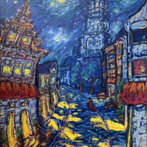 Oil Stick Painting