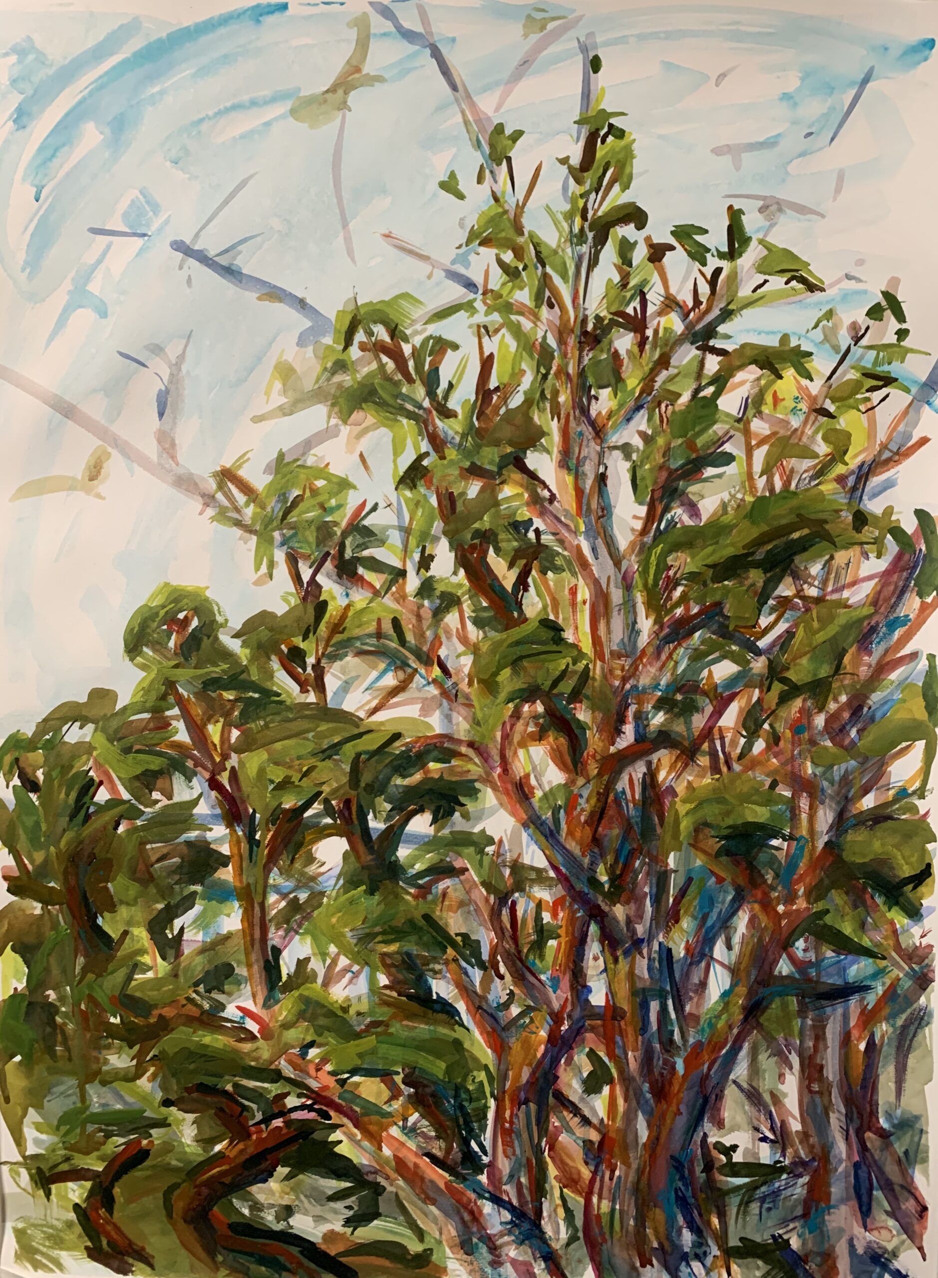 Aquarelle painting