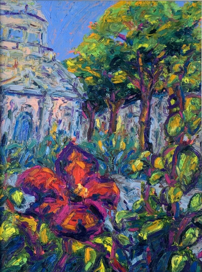 Oil Stick Painting