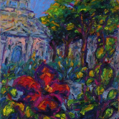 Flower in Villa Borghese Garden, 25 x 19 cm