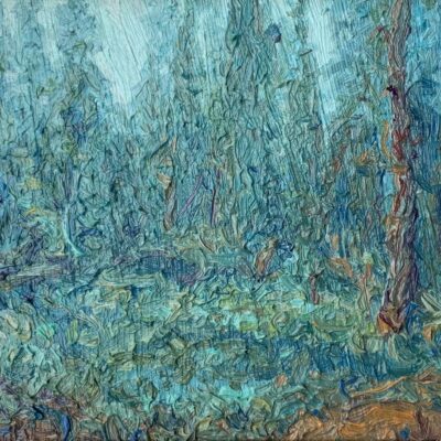 Tree grove in Kivinokka, 18.5 x 24.5 cm